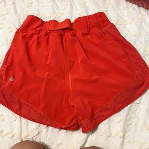 Coral Lululemon Shorts